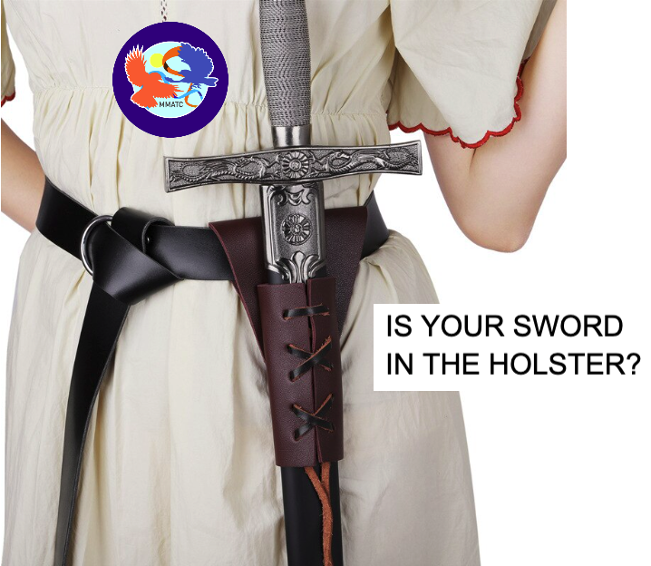 Is Your Sword In The Holster?
