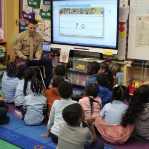 Reading Across America with the Marines (2)