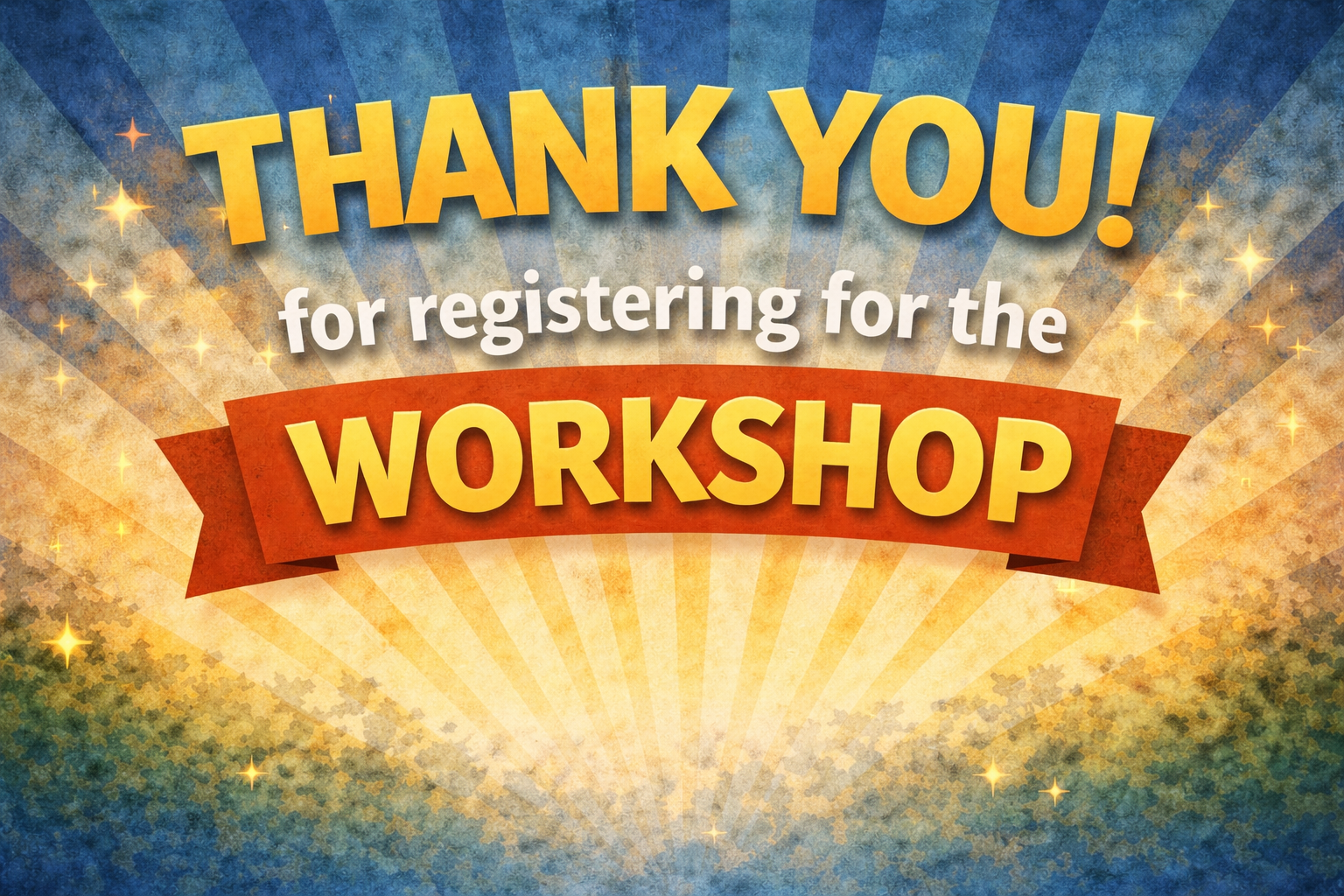 Thank you for registering!